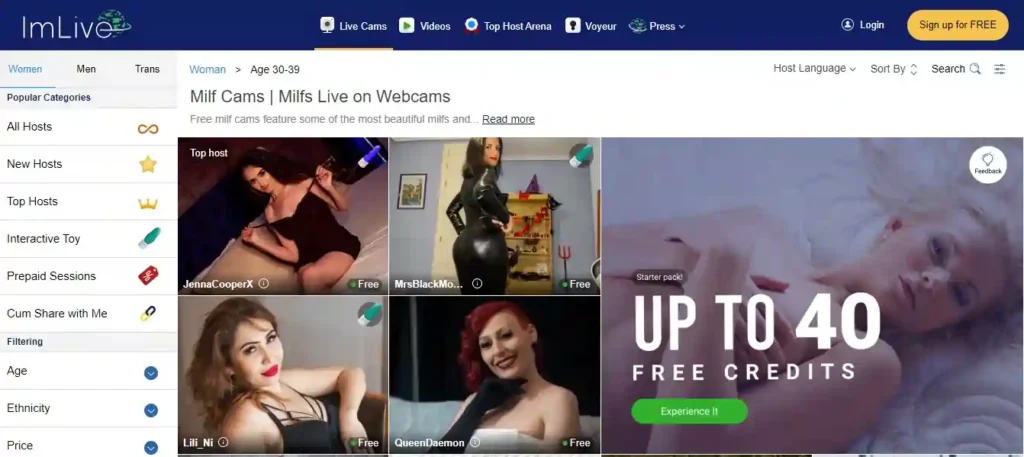 ImLive Milfs