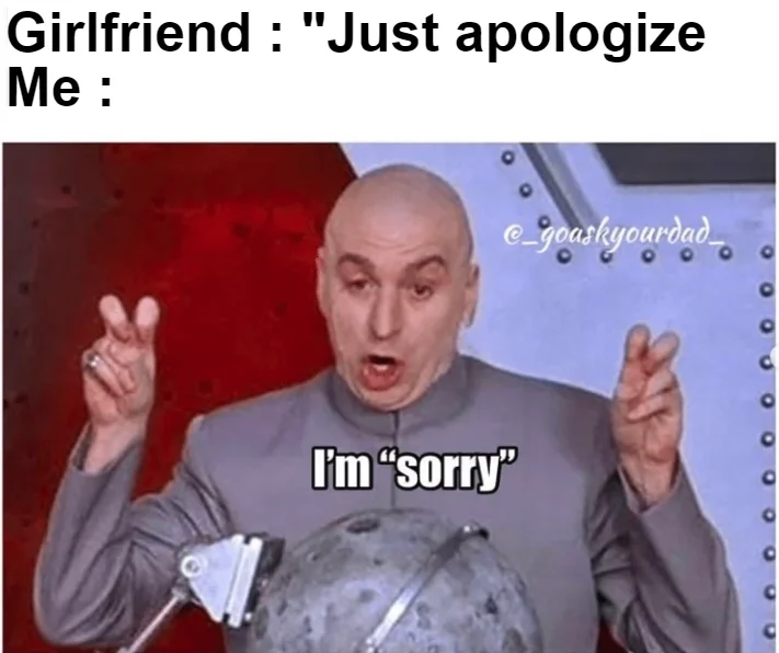 I'm Sorry
