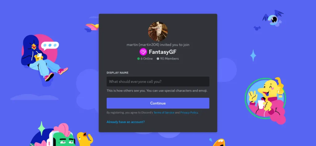 Discord Integration - FantasyGF