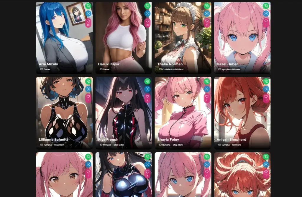 FantasyGF Characters- Anime and OnlyFans Girls