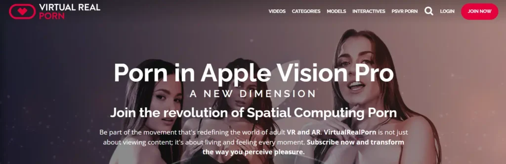 VirtualRealPorn and Apple Vision Pro
