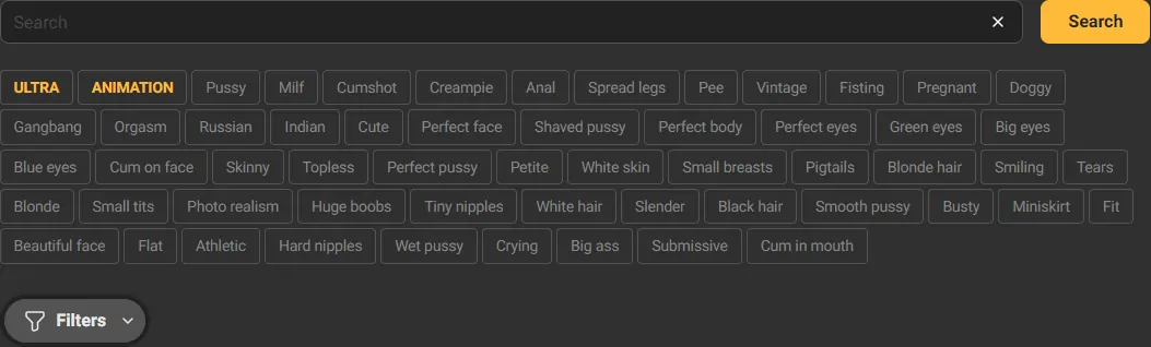 PornWorks AI Customization Options